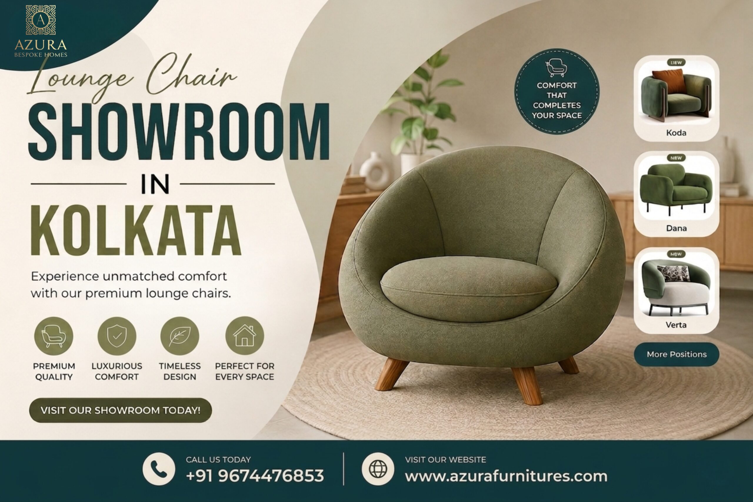 Lounge Chair Showroom in Kolkata