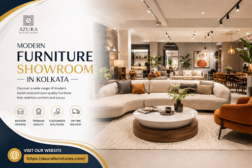modern furniture showroom in Kolkata